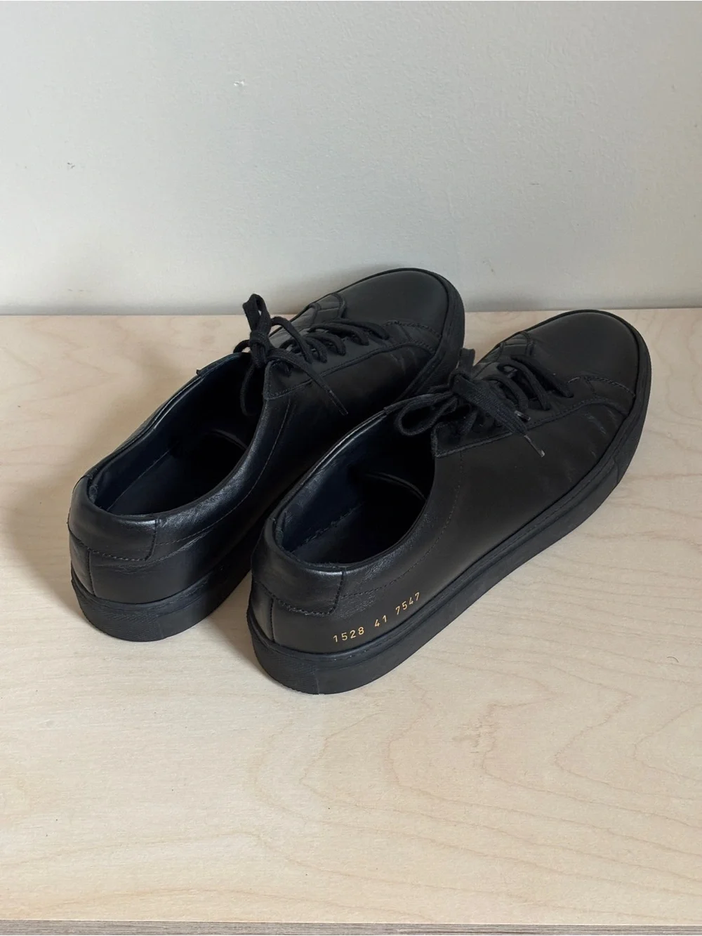 Common Projects Original Achilles Leather Low-Top Sneakers Size EU 41 US 8.5